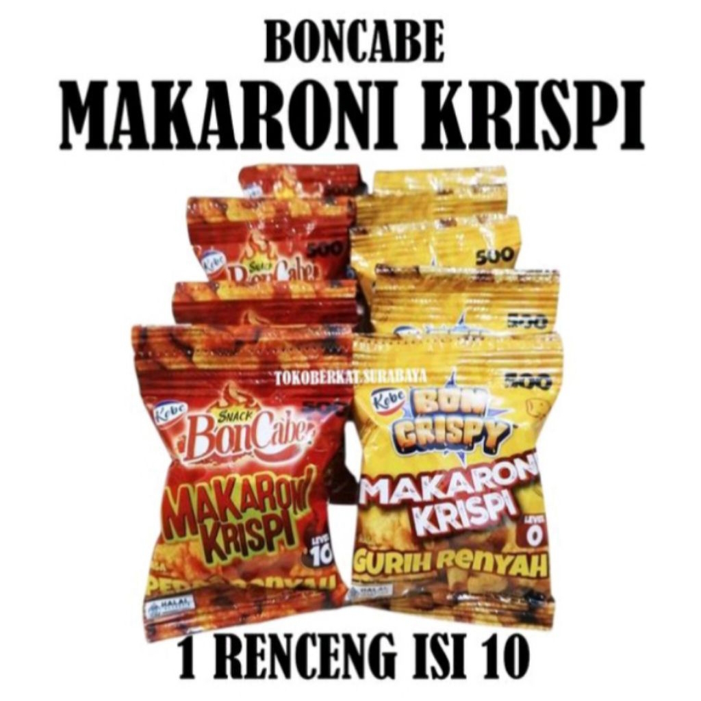 Snack renceng boncabe makaroni cup cup bakso udang