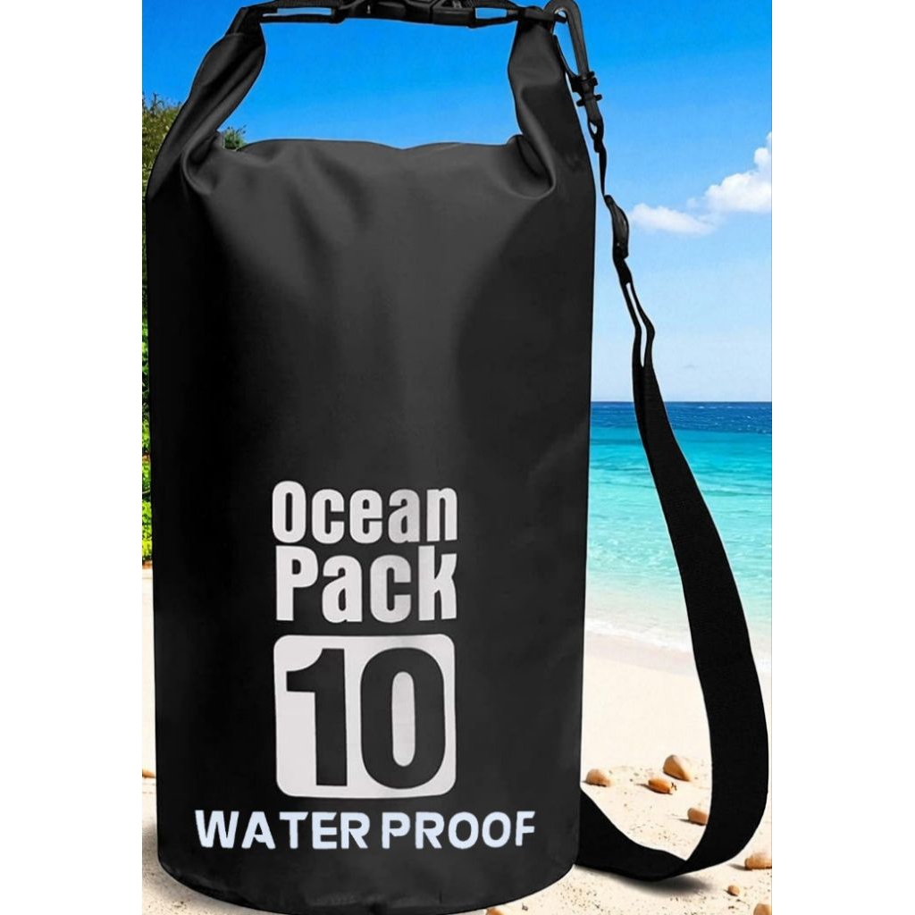 Dezion Ocean Park Tas Selempang Anti Air Outdoor Waterproof Dry Bag 10L - INU142