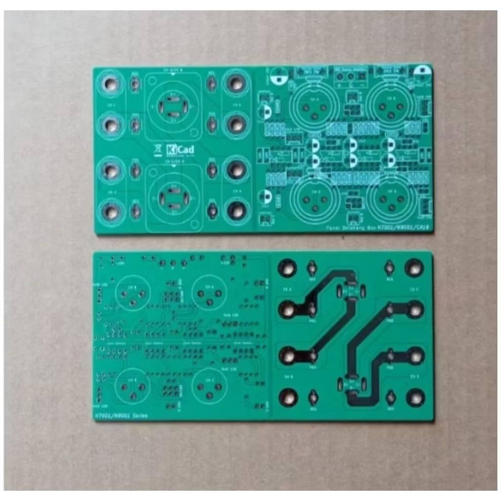 pcb inbal panel belakang 4ch dobel layer input balance