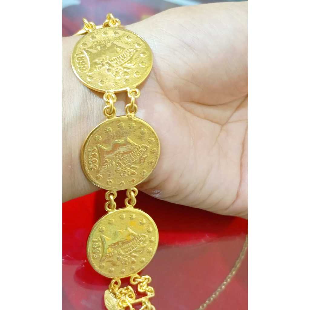 Gelang Koin Rupiah Ringgit