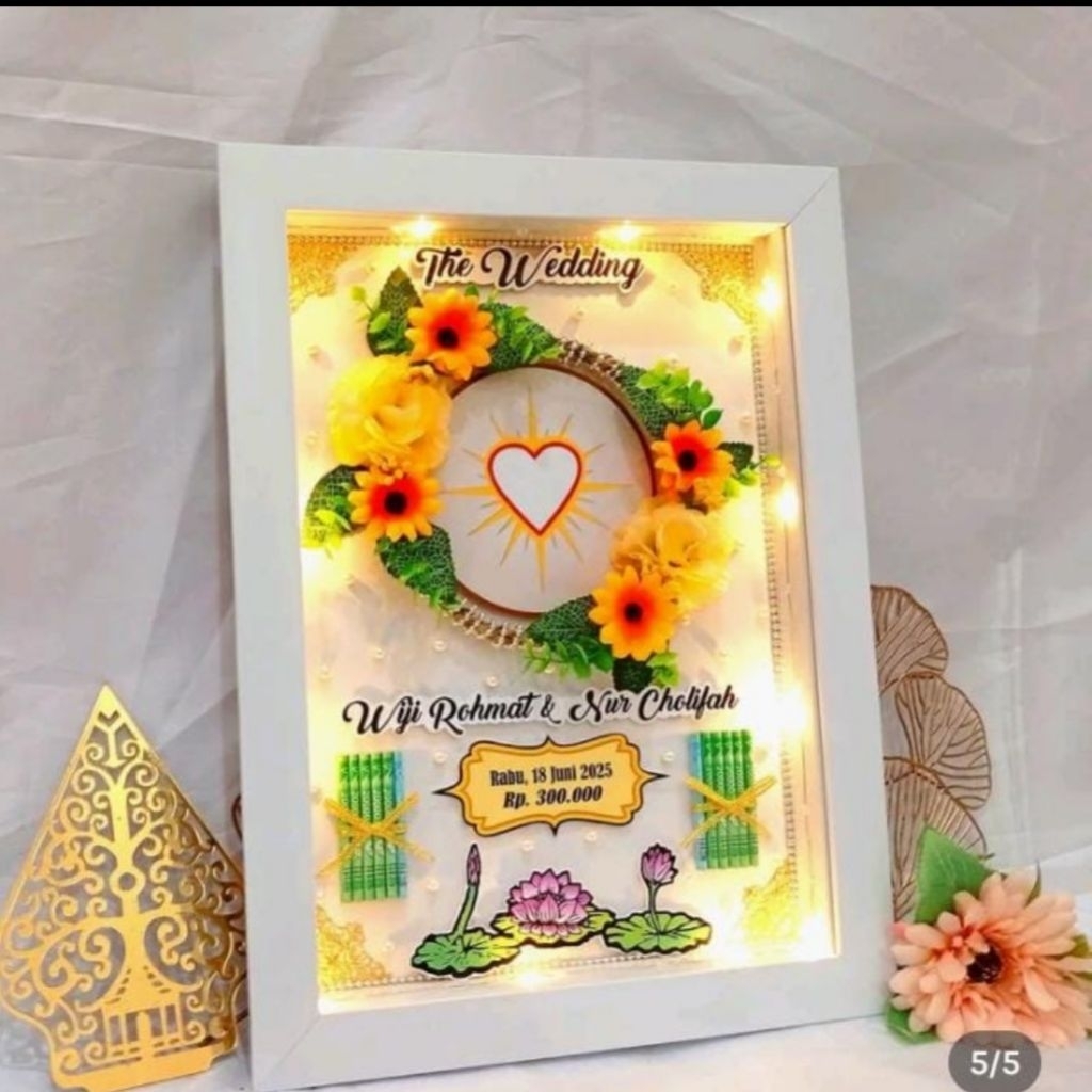 Mahar Pernikahan PSHT Besar ukuran pigura 40x55