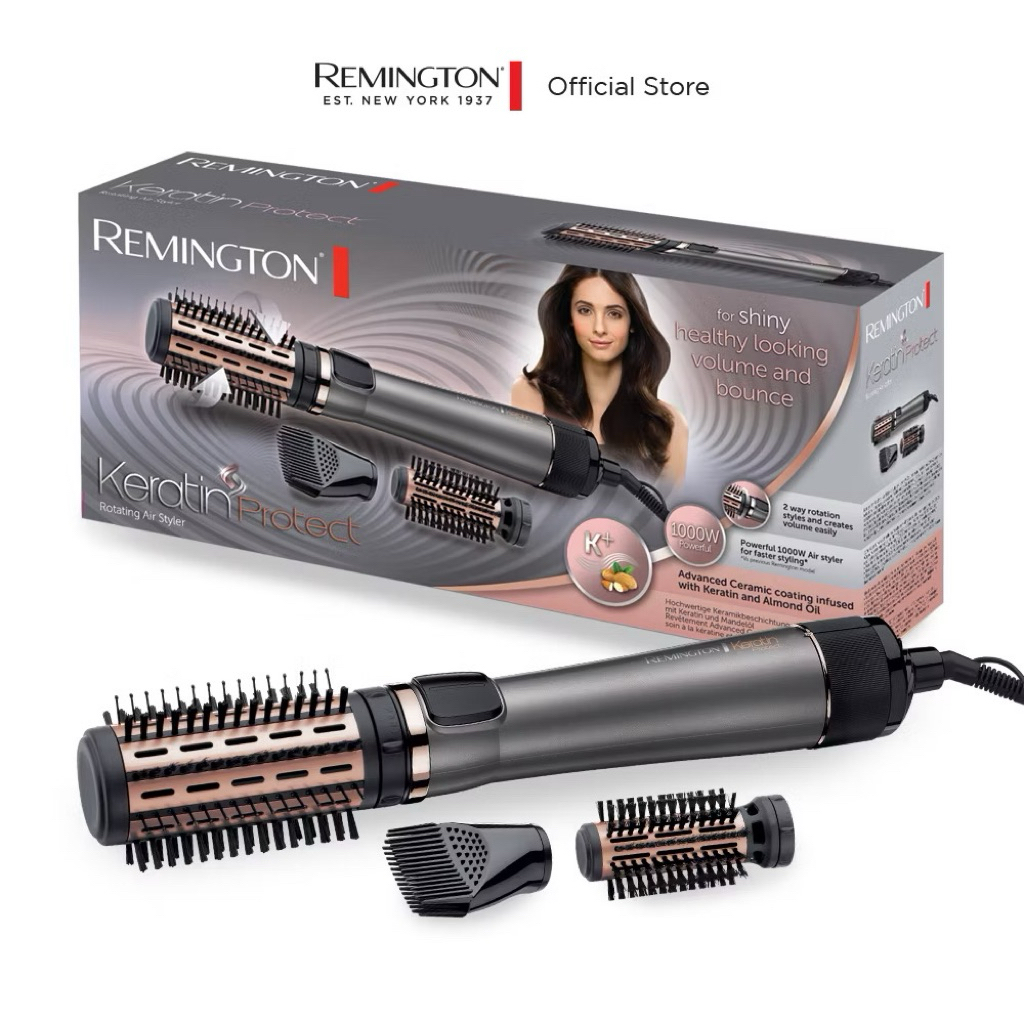REMINGTON Sisir Angin Keratin Protect Rotating Air AS8810 bekas preloved