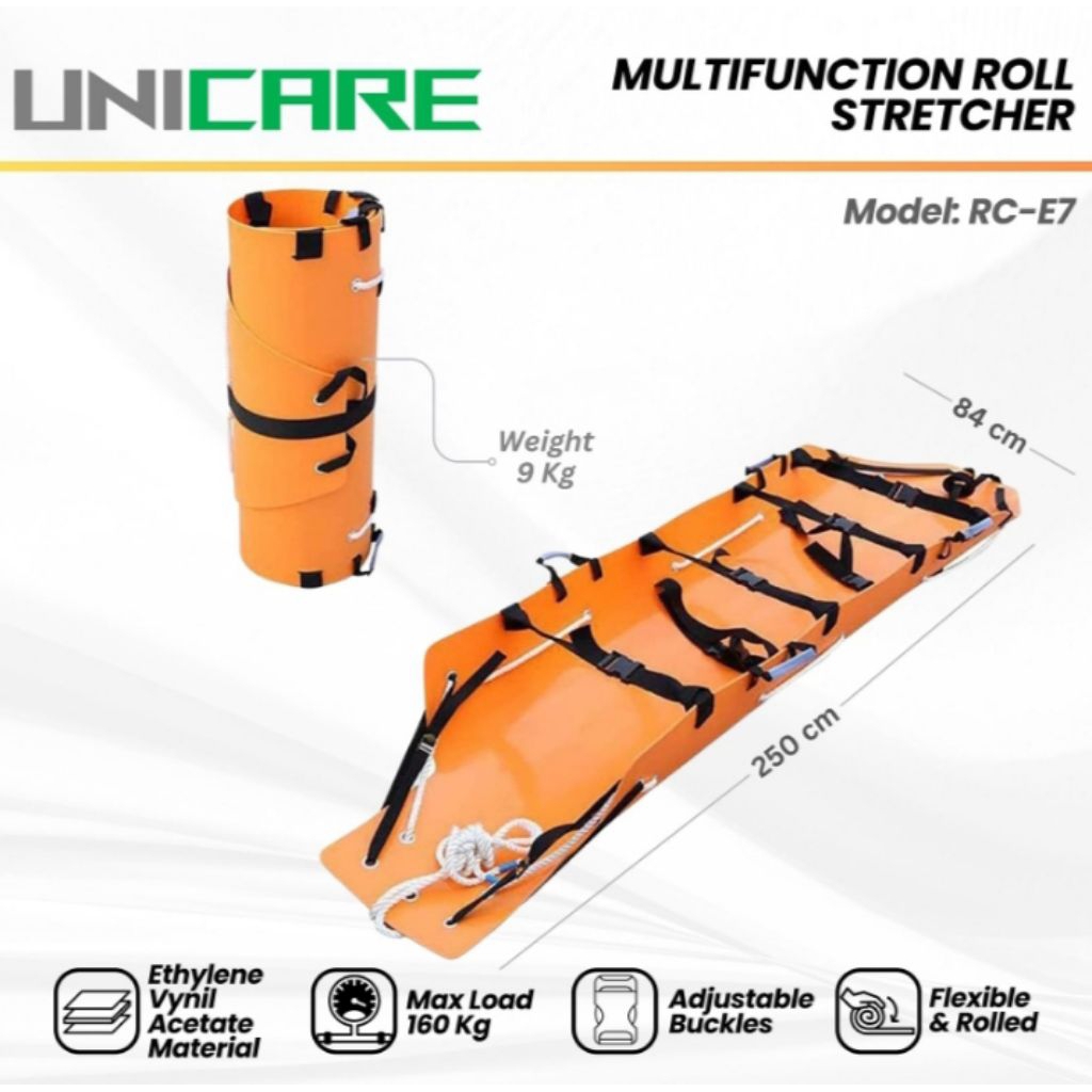 Multifunction Roll Stretcher Unicare / Tandu Gulung Rescue Darurat Unicare