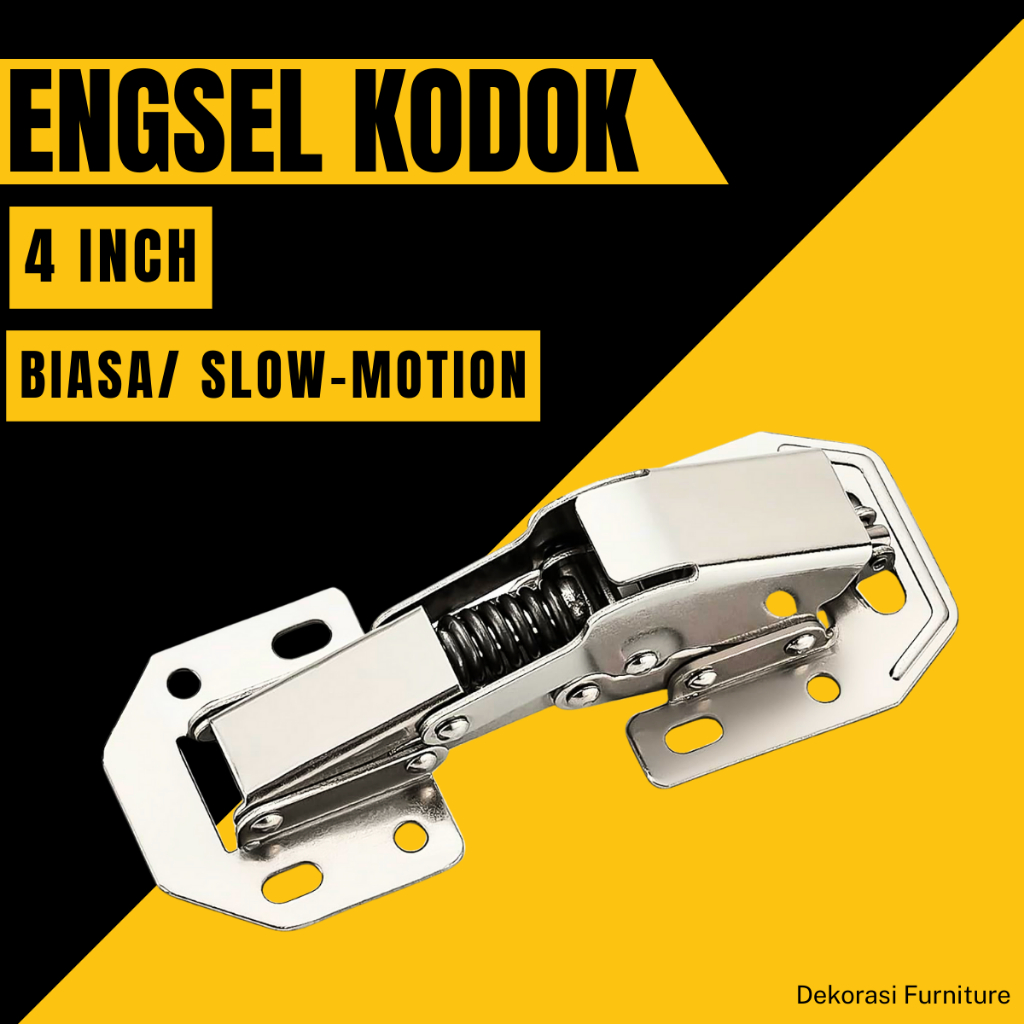 Engsel Sendok Kodok Pintu 90 Derajat 4 Inch BIASA & SLOW-MOTION