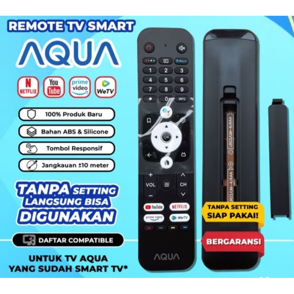 remot tv aqua/haier smart android tv