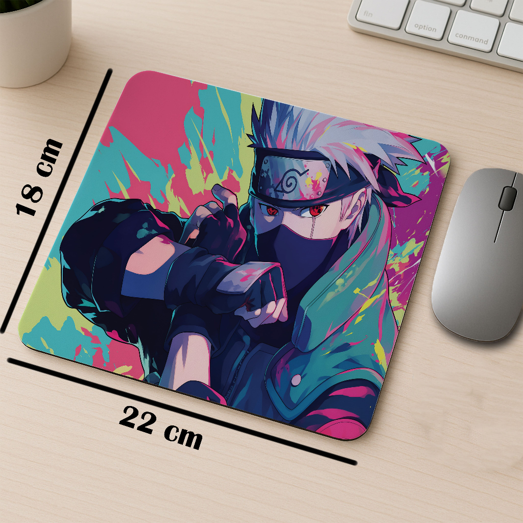Mousepad Anime Kakashi | mousepad anti slip bisa custom gambar suka suka
