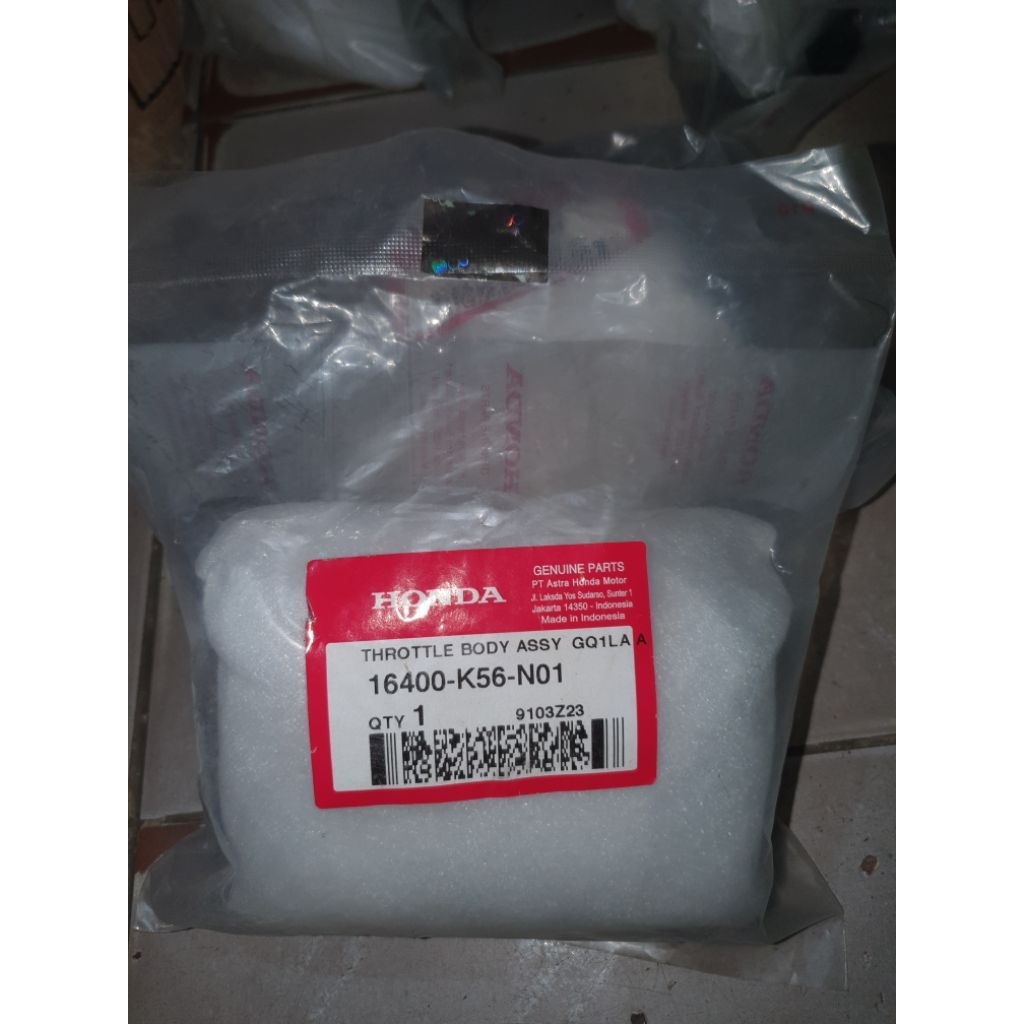 THROTTLE BODY ASSY CB150 LED ORI AHM 16400 K56 N01