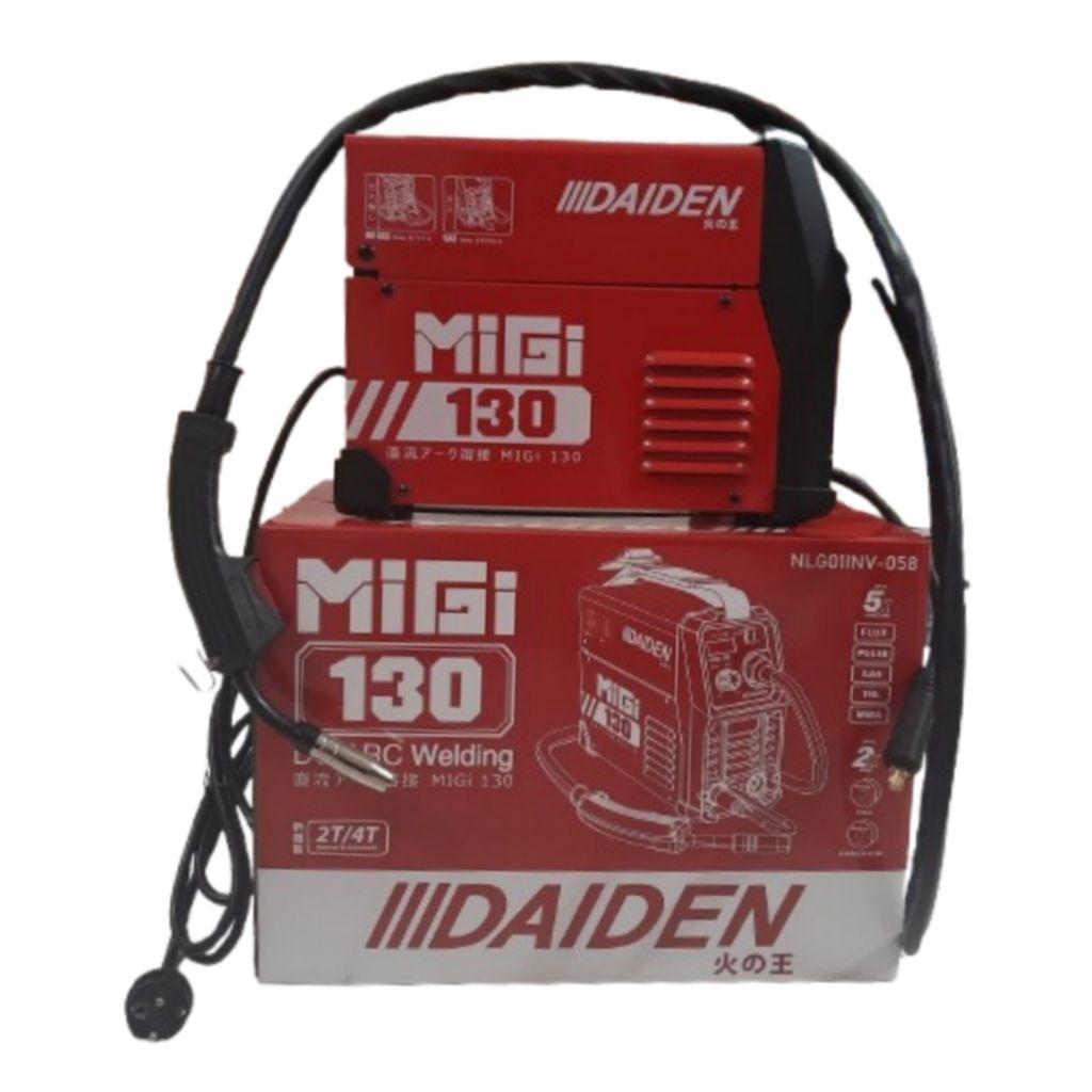 Trafo Las DAIDEN MIGi 130 Inverter MIG las CO2 mesin Las listrik