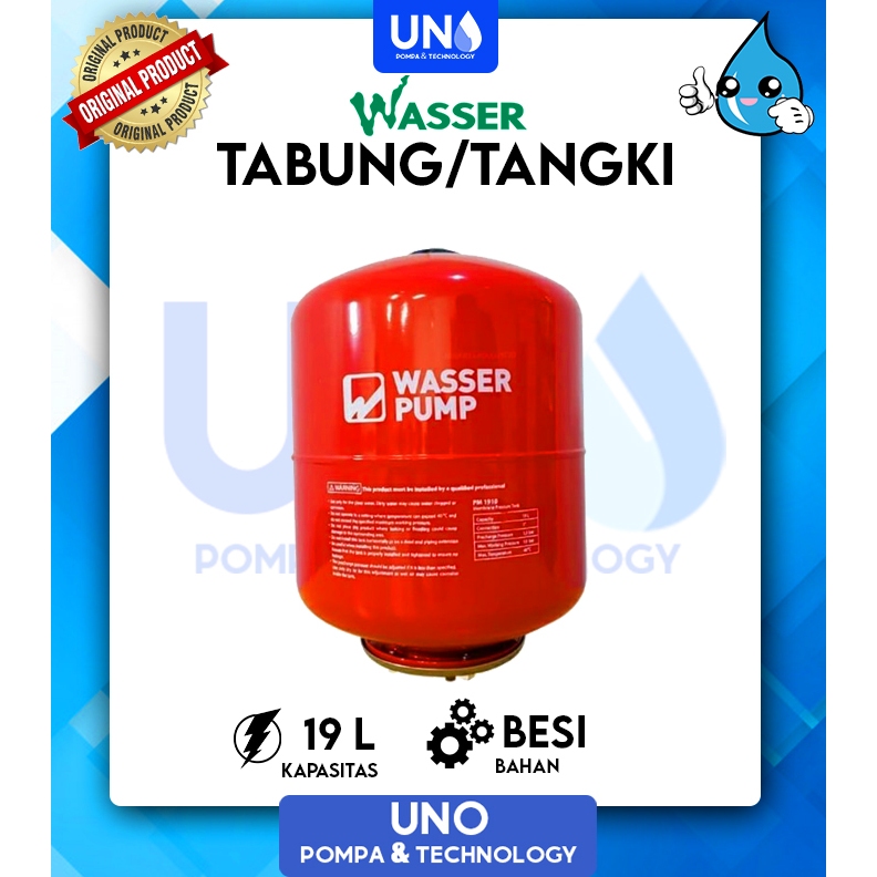 Tabung Tangki / Pressure tank 19 Liter Wasser