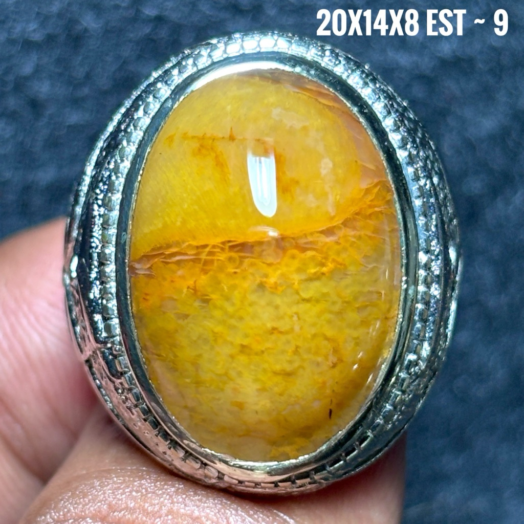 NATURAL BATU AKIK SERAT CENDANA EMAS