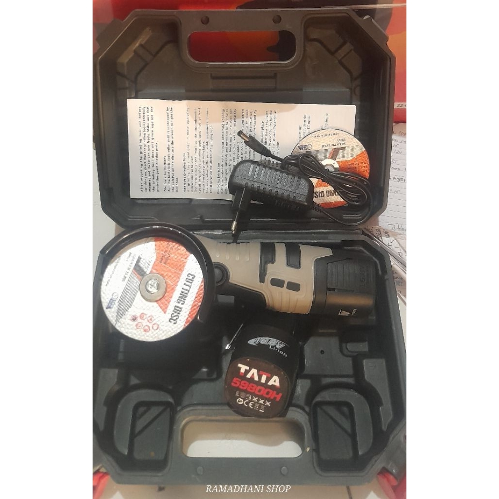 mini gerinda cordless 3inc TATA