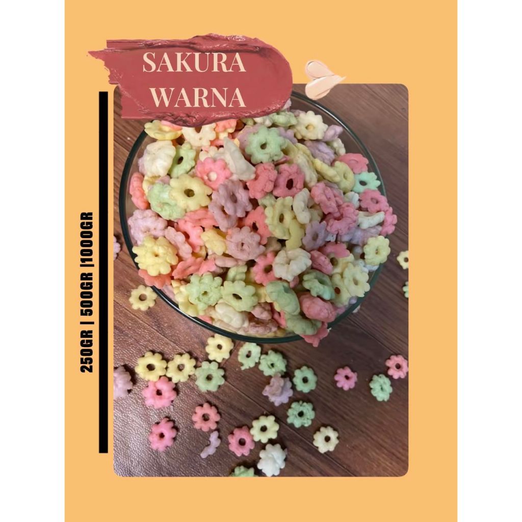 Sakura Warna Warni snack Gurih | by Shafe Snack