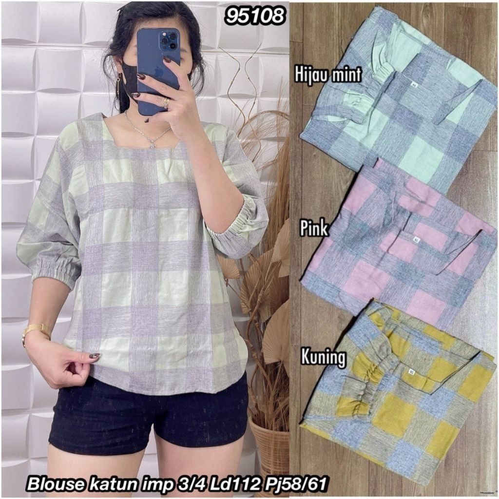 KEMEJA KATUN BANGKOK A3907/95108