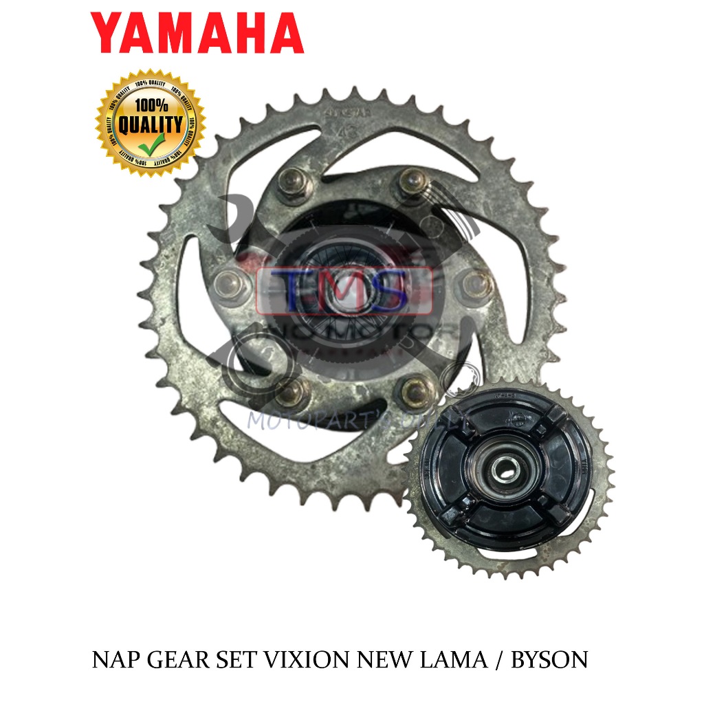Nap Gear Nap Gir Set Piringan Yamaha Vixion New Lama Old Byson Original