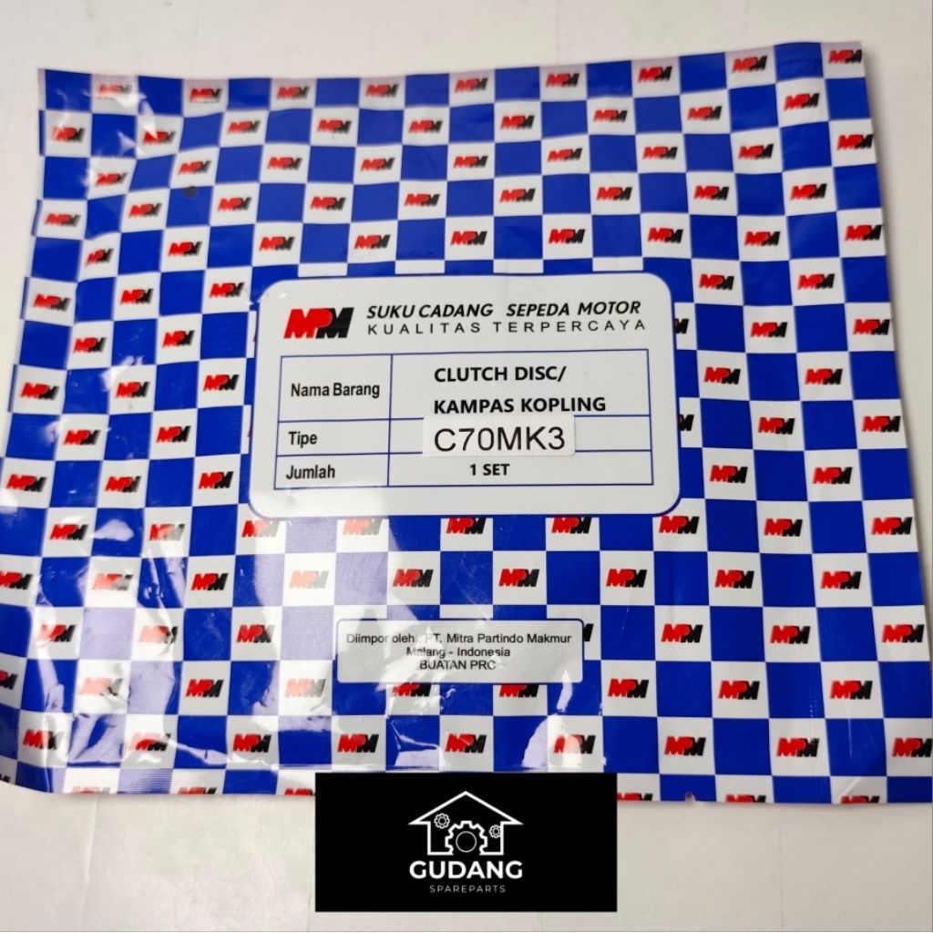 Kampas Kopling C70 MPM