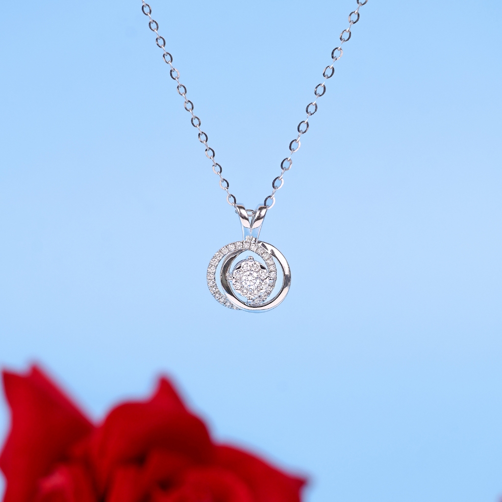 Kalung Berlian Eropa Model Aurora Setting - JB Berlian