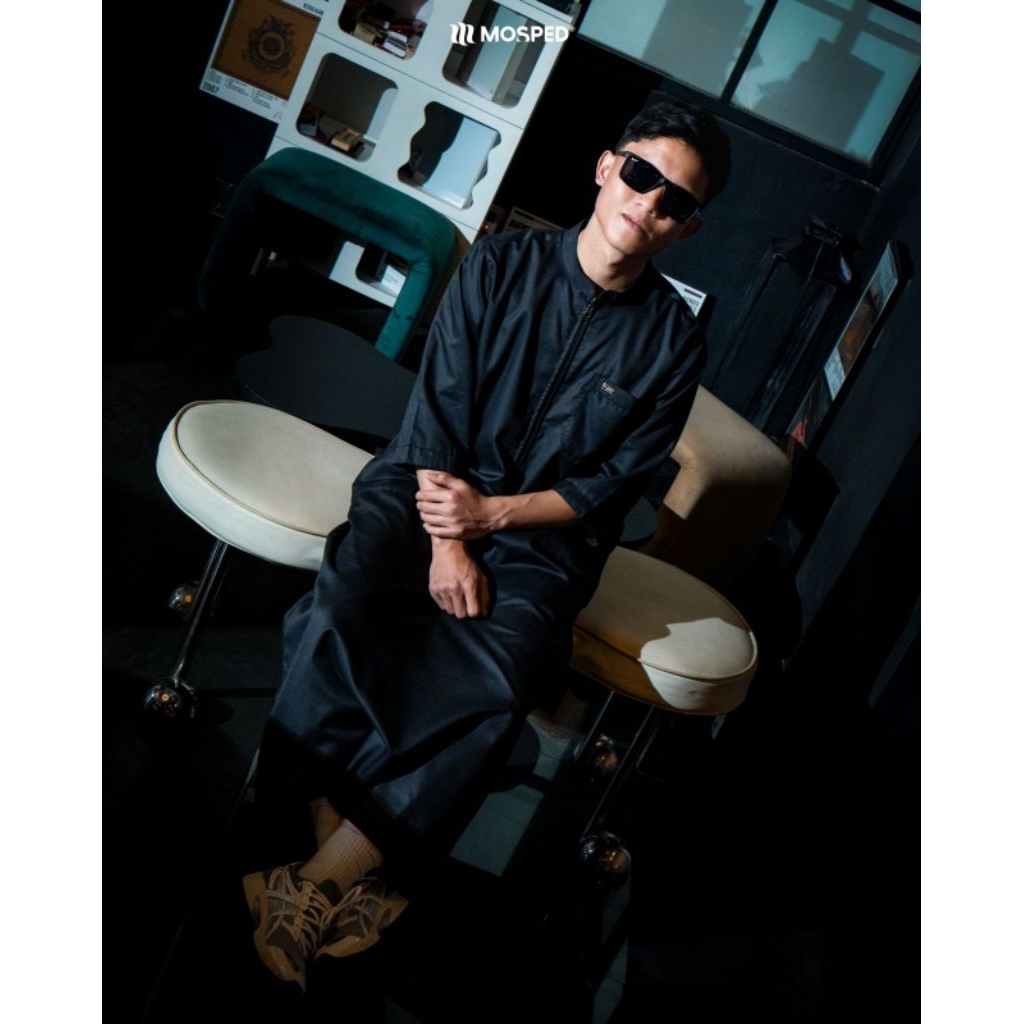 JUBAH KAHFIE MOSPED LENGAN 3/4