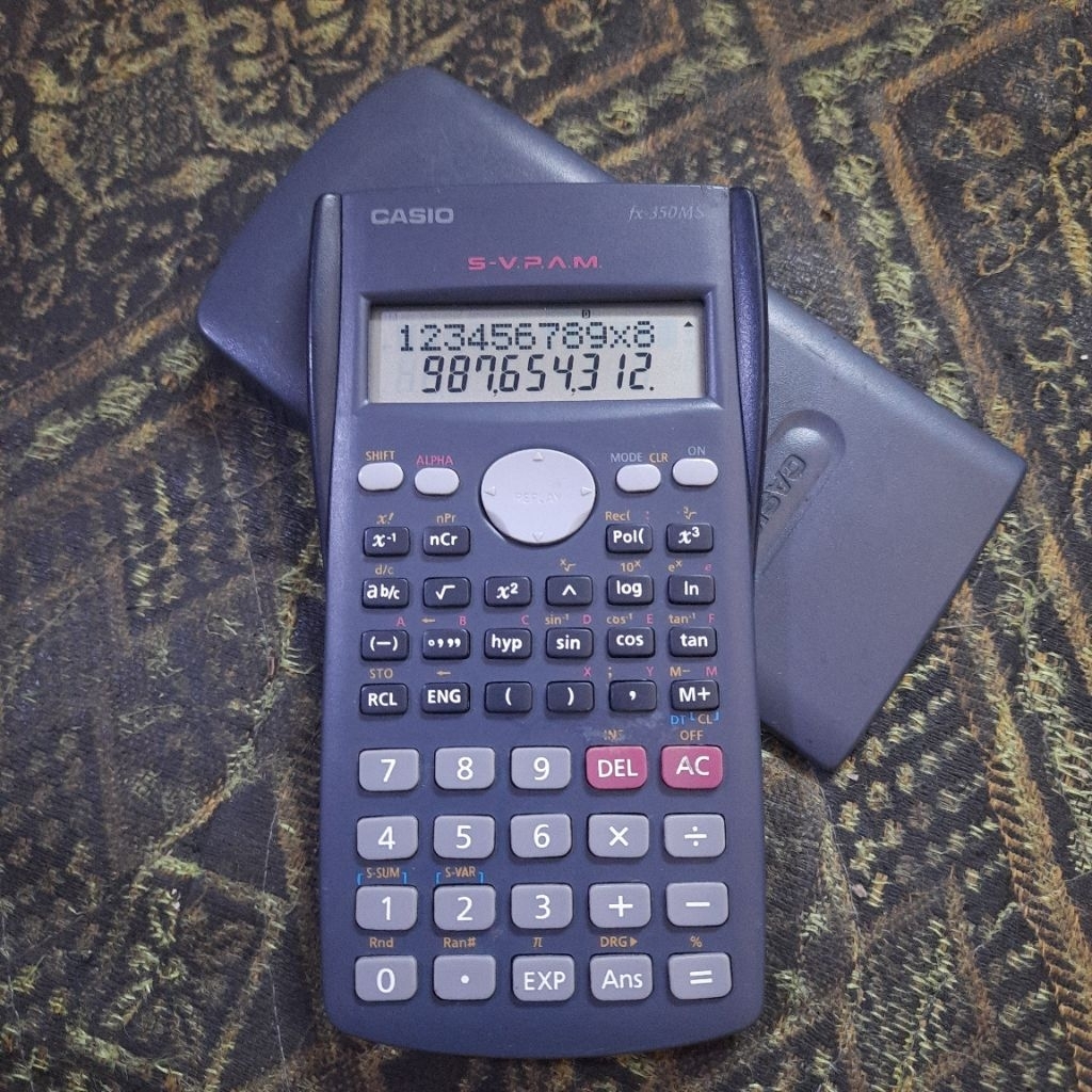 Casio fx-350MS Scientific Calculator bekas fungsi normal