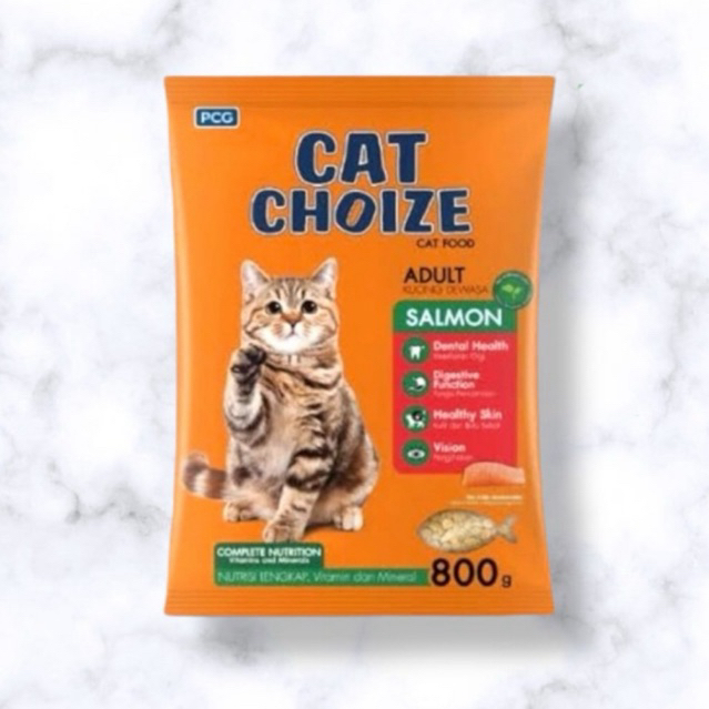 Cat Choize 800gr Adult Salmon makanan kucing kering pelet