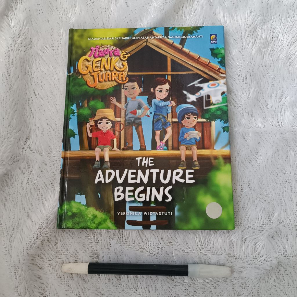 Preloved The Adventure Begins Naura & Genk Juara Book Buku Second