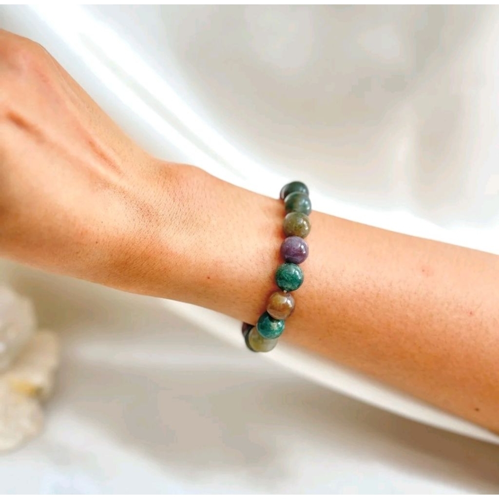 Indian Agate Gemstone Asli asal Nepal