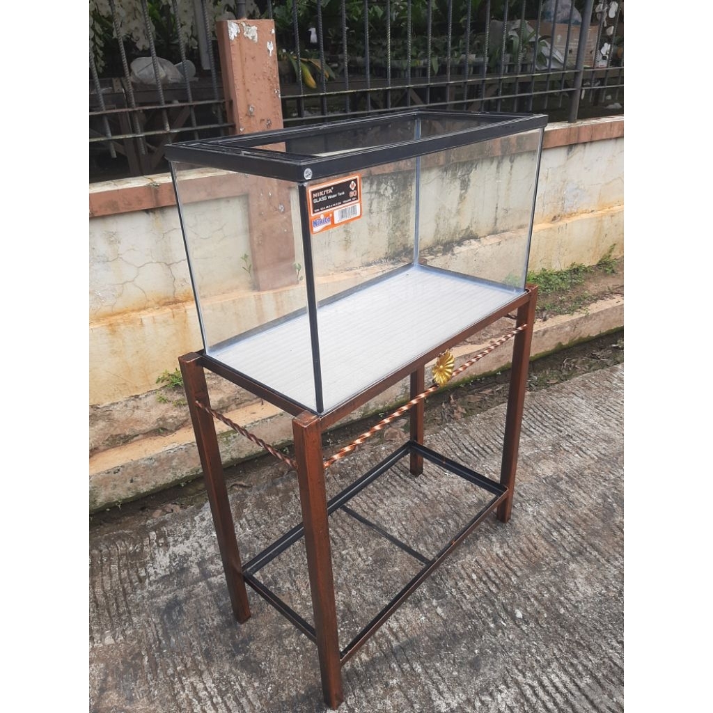 Aquarium Akrilik 60x30x35 Dan Rak Besinya