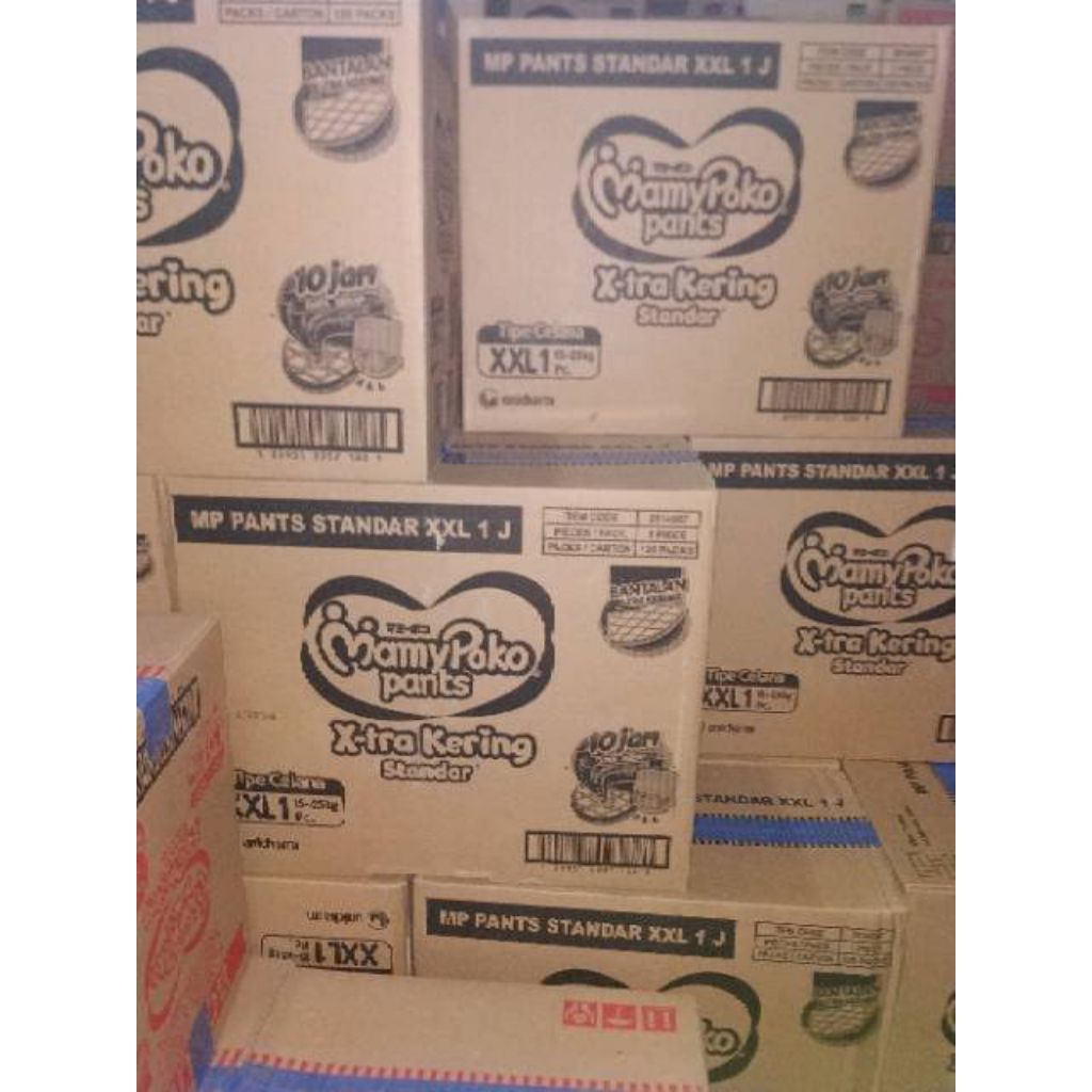 1 Dus Mamy Poko Pants Renceng S1, M1, L1, XL1, XXL1 / 1 Karton Mamy Poko renceng