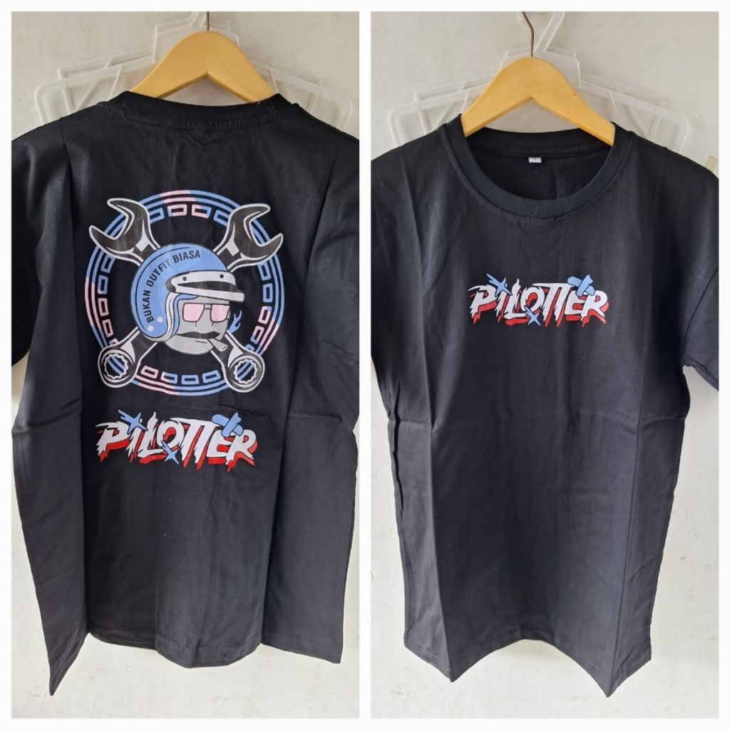 Kaos tshirt pilotter gank bermotif dewasa distro