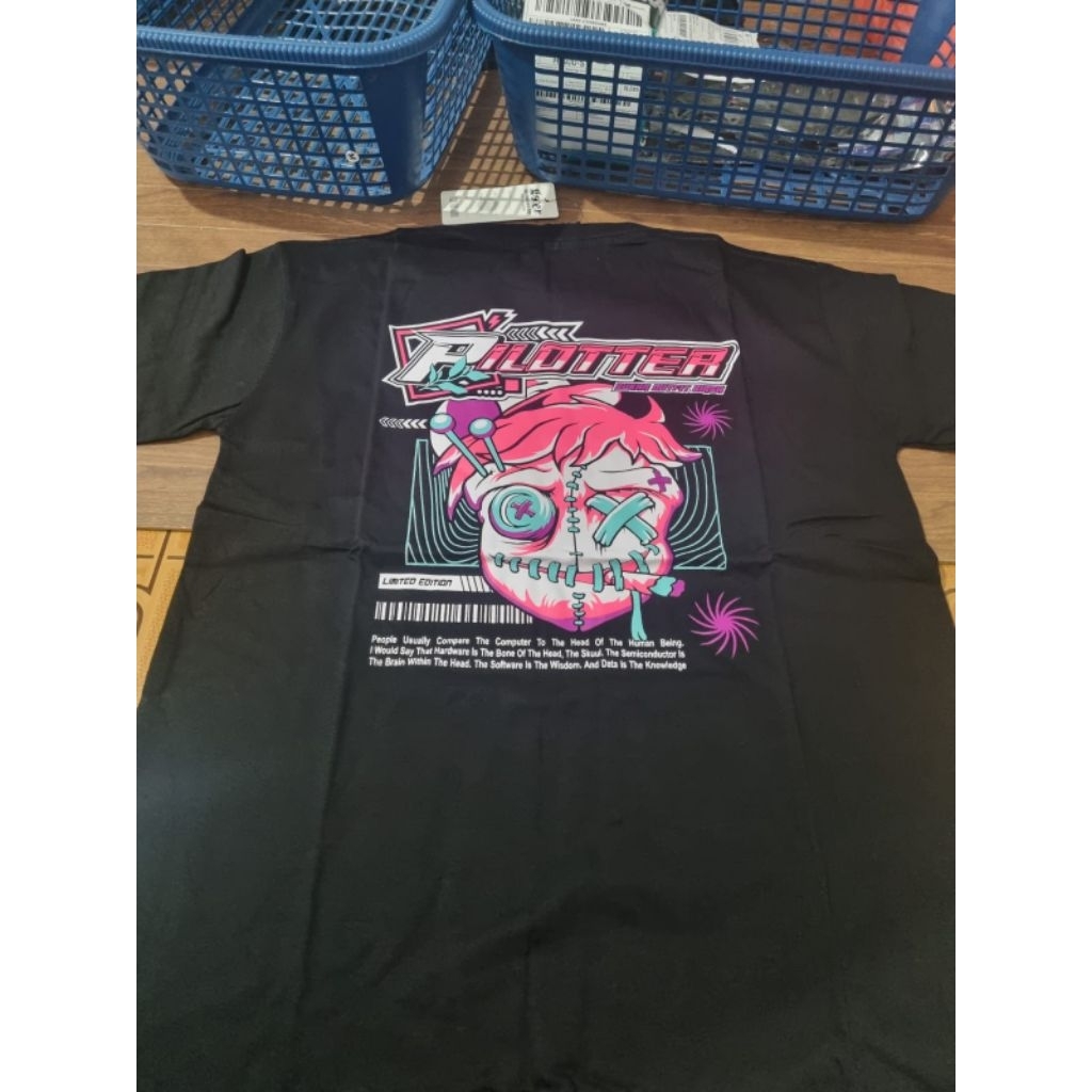 Kaos tshirt pilotter gank bermotif dewasa distro