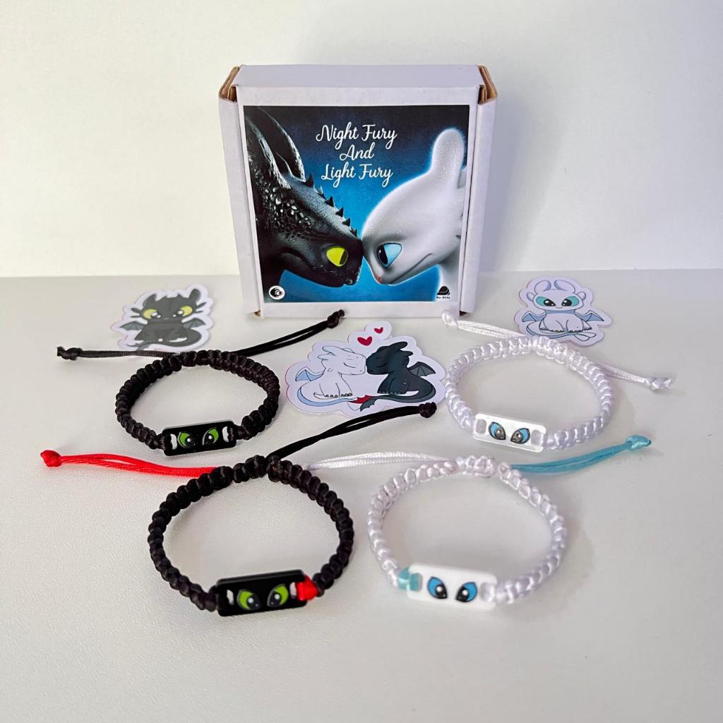 Gelang Couple Night Fury & Light Fury Special Edition