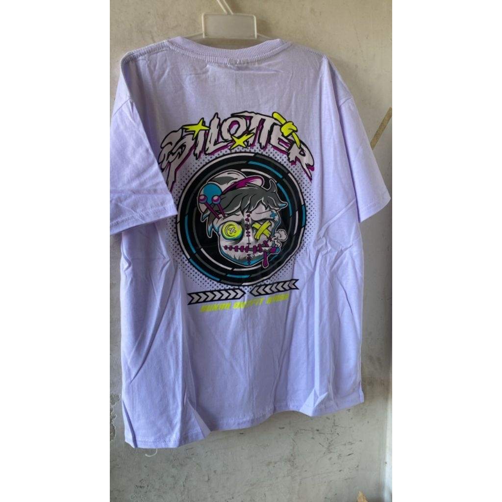 Kaos tshirt pilotter gank bermotif dewasa distro