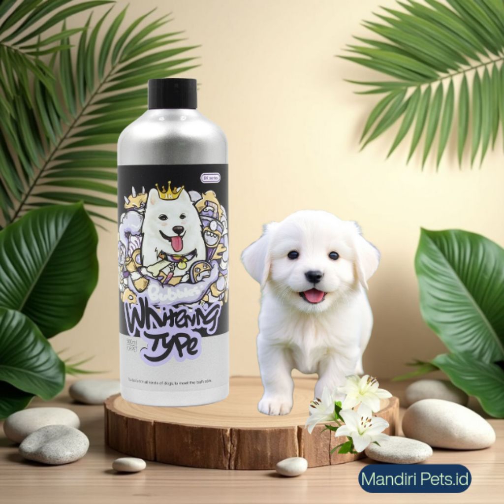 Shampo Anjing Bulu Putih - 6K Series Whitening Dog Shampoo 500ml