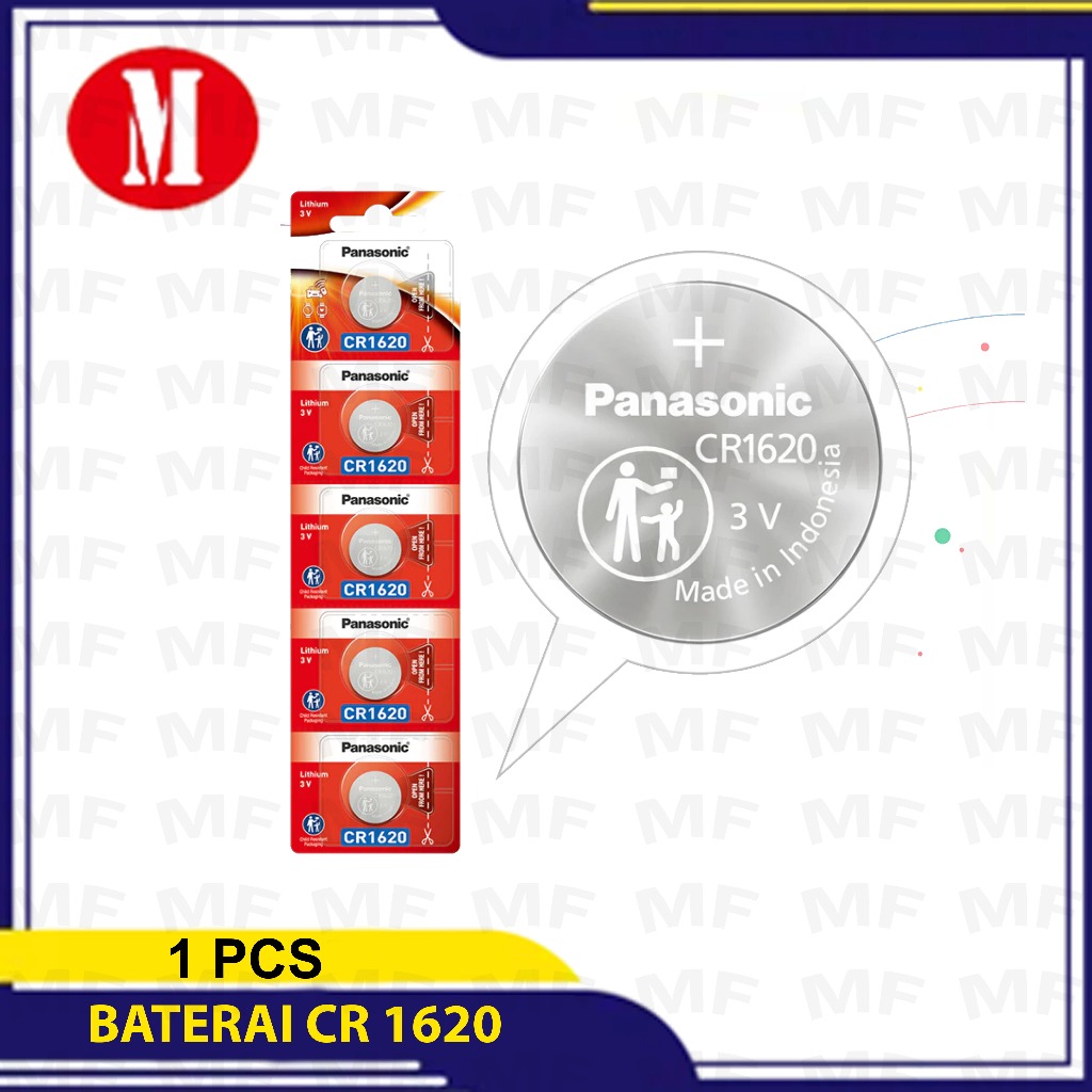 Baterai Panasonic CR1620 3V