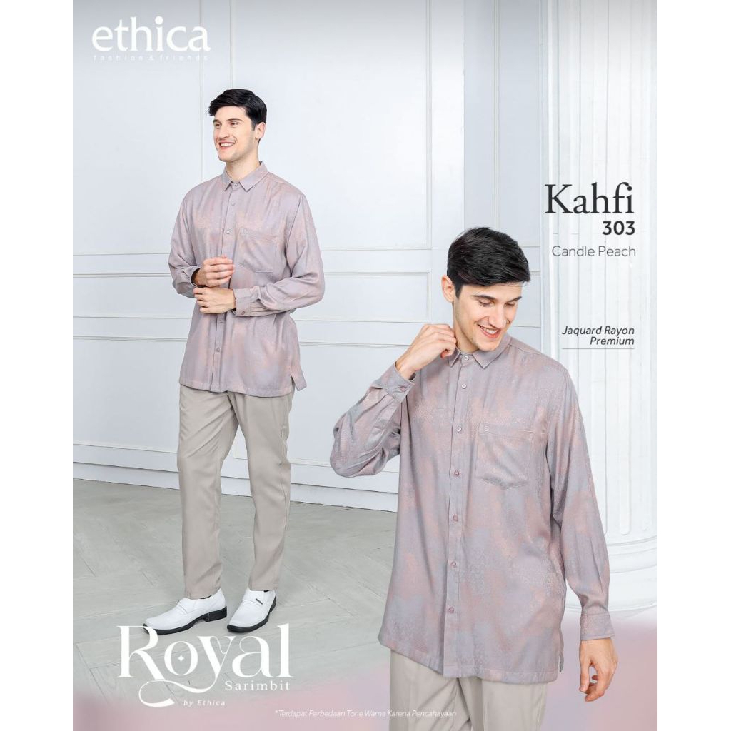 SARIMBIT ETHICA KAHFI 303 CANDLE PEACH / SARIMBIT ETHICA ROYAL / SARIMBIT ETHICA ORIGINAL / SARIMBIT