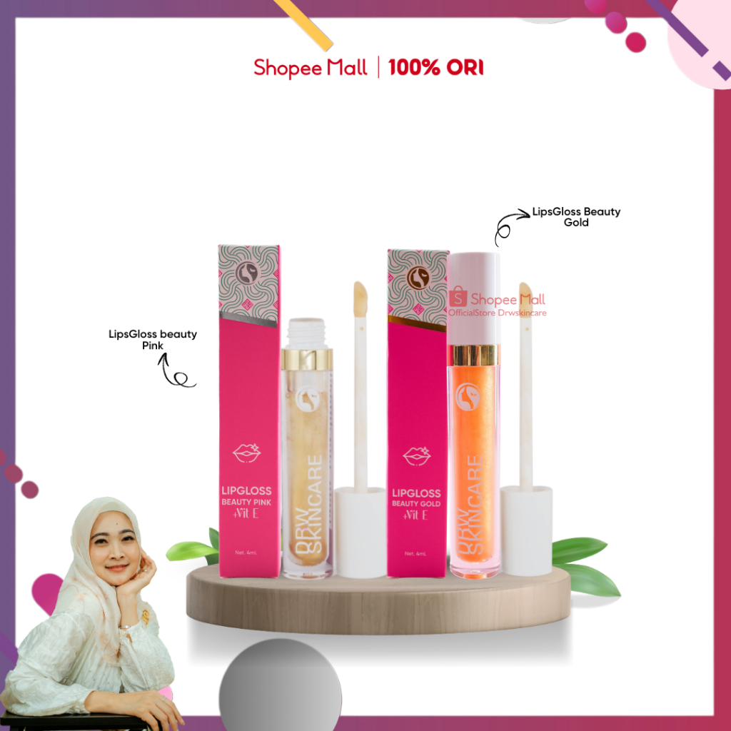 DRW Skincare Lip Gloss Beauty Pink