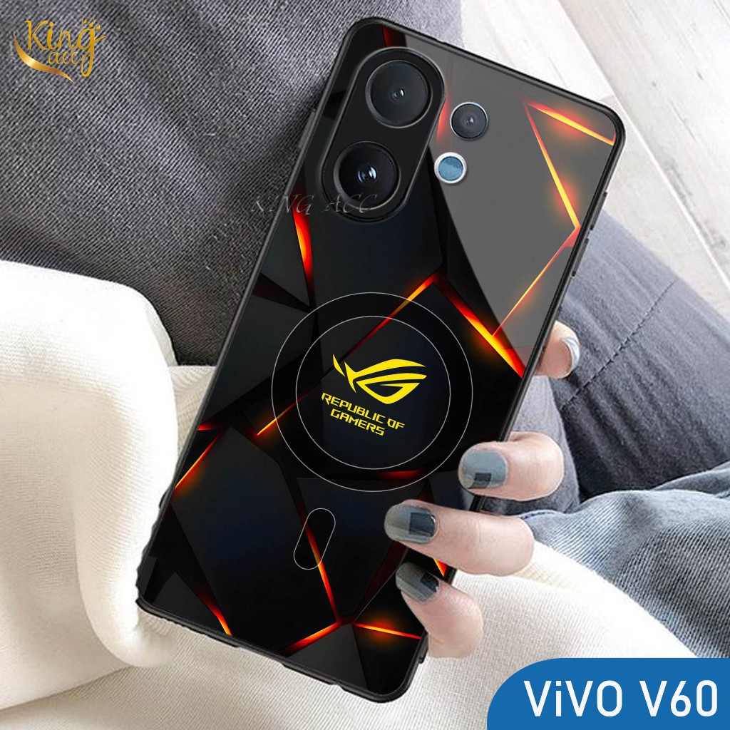 Softcase Glass Glossy Untuk Vivo V60 2025 - Cassing Hp Vivo Vivo V60 2025 - Case Pelindung Hp - K77