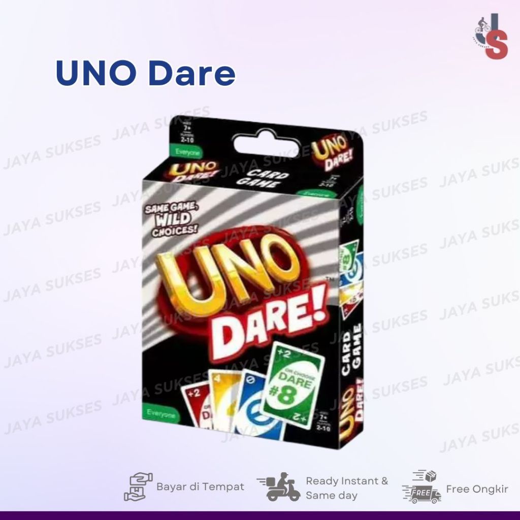 NEW PRODUCT UNO DARE CARD GAME DARE ACTION CARD | 1 BOX ISI 108 CARD GAME ( KARTU )