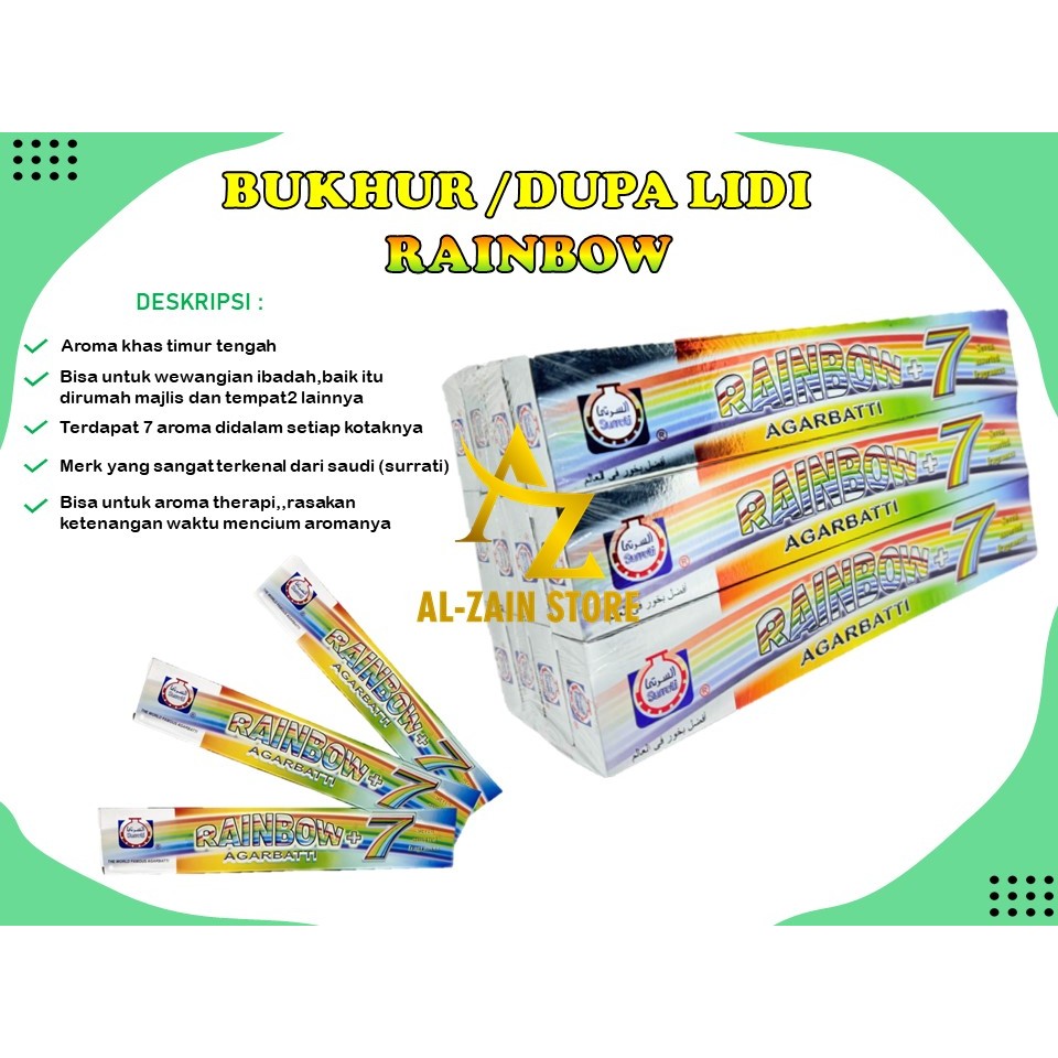 DUPA BUKHUR RAINBOW LIDI ORIGINAL SURRATI