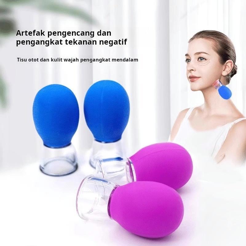 4PCS Alat Bekam WajanAlat bekam silikon wajahalat bekam wajahalat pijat pengangkat untuk penggunaan 