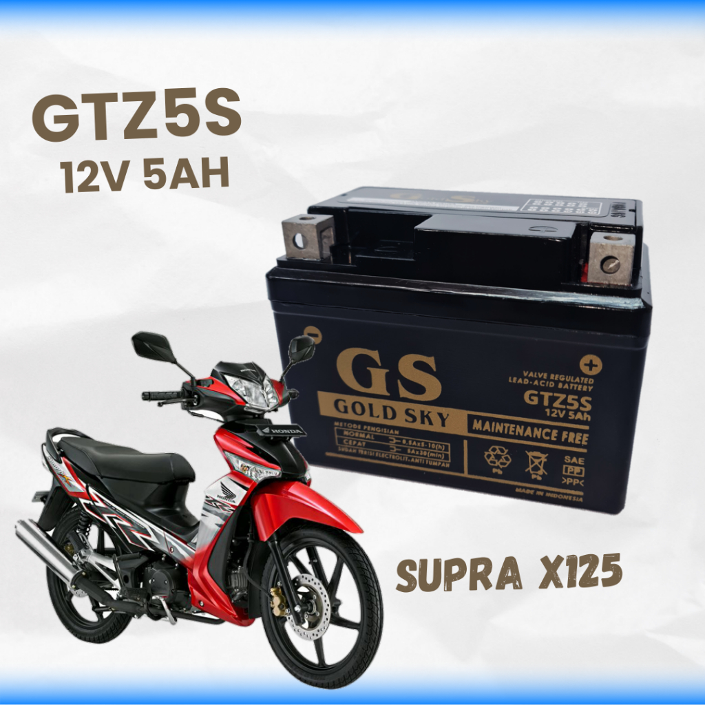 AKI KERING MOTOR SUPRA X125 REVO KHARISMA BLADE KIRANA GTZ5S YTZ4V GTZ4V GS GOLD SKY MF