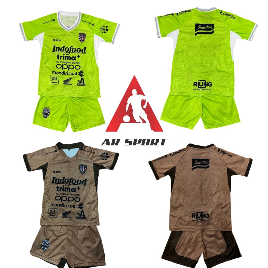 Setelan Anak Kiper Bali United Full Print 2025/26