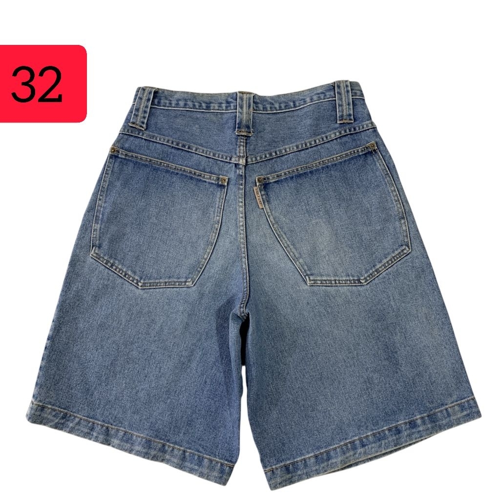 Celana pendek jeans baggy hip hop - jorts KARL KANI vintage 90s Made in USA ( size 32 )