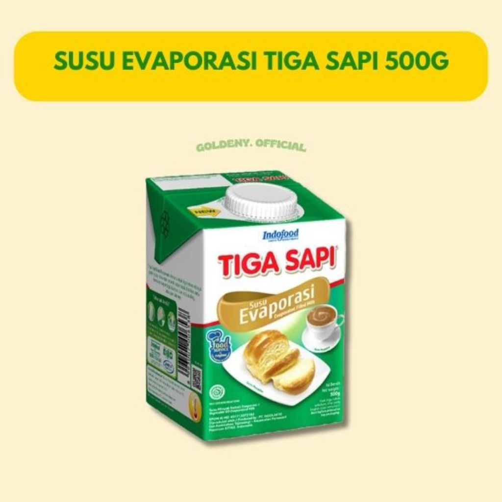 SUSU EVAPORASI TIGA SAPI 500GR | EVAPORASI