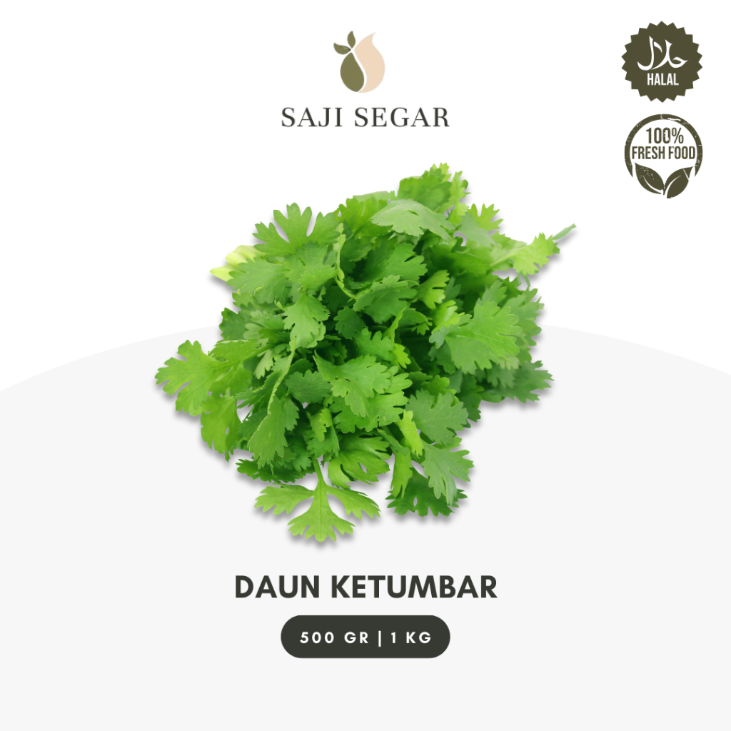 Saji Segar Daun Wansui / Ketumbar Segar