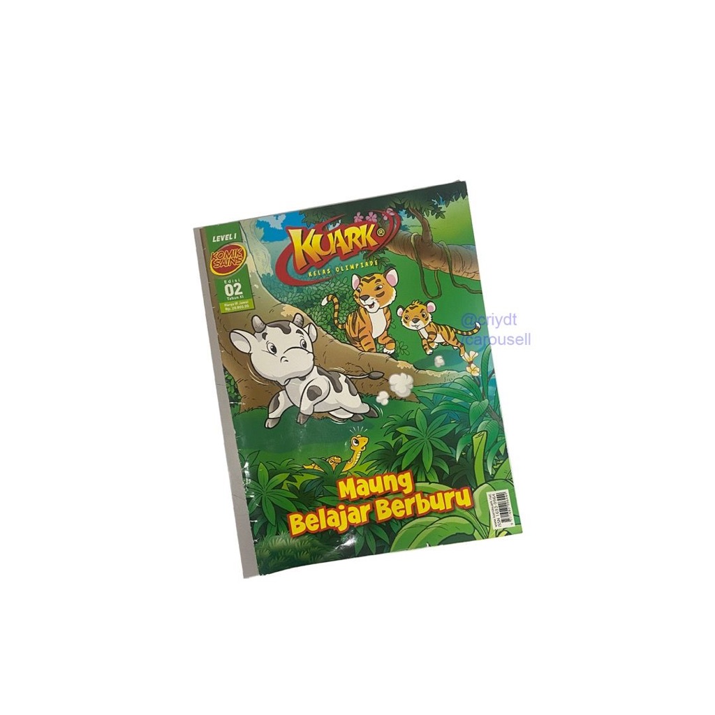 [Preloved] Buku Komik Sains Kuark Kelas Olimpiade Level 1 - Edisi 2, 3, 4, 5, 6, 7, 8, 9, 11 - Baca 