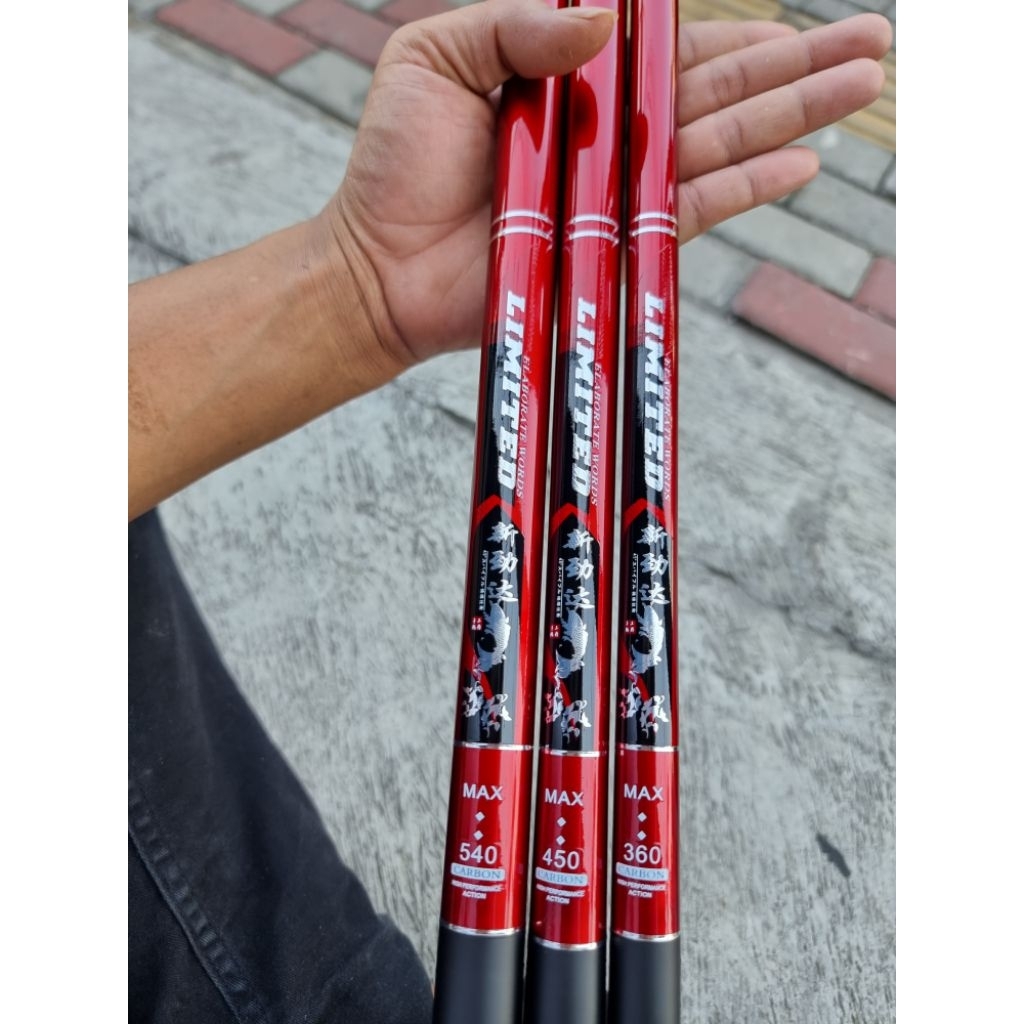 joran tegek impor xcross limited ruas panjang