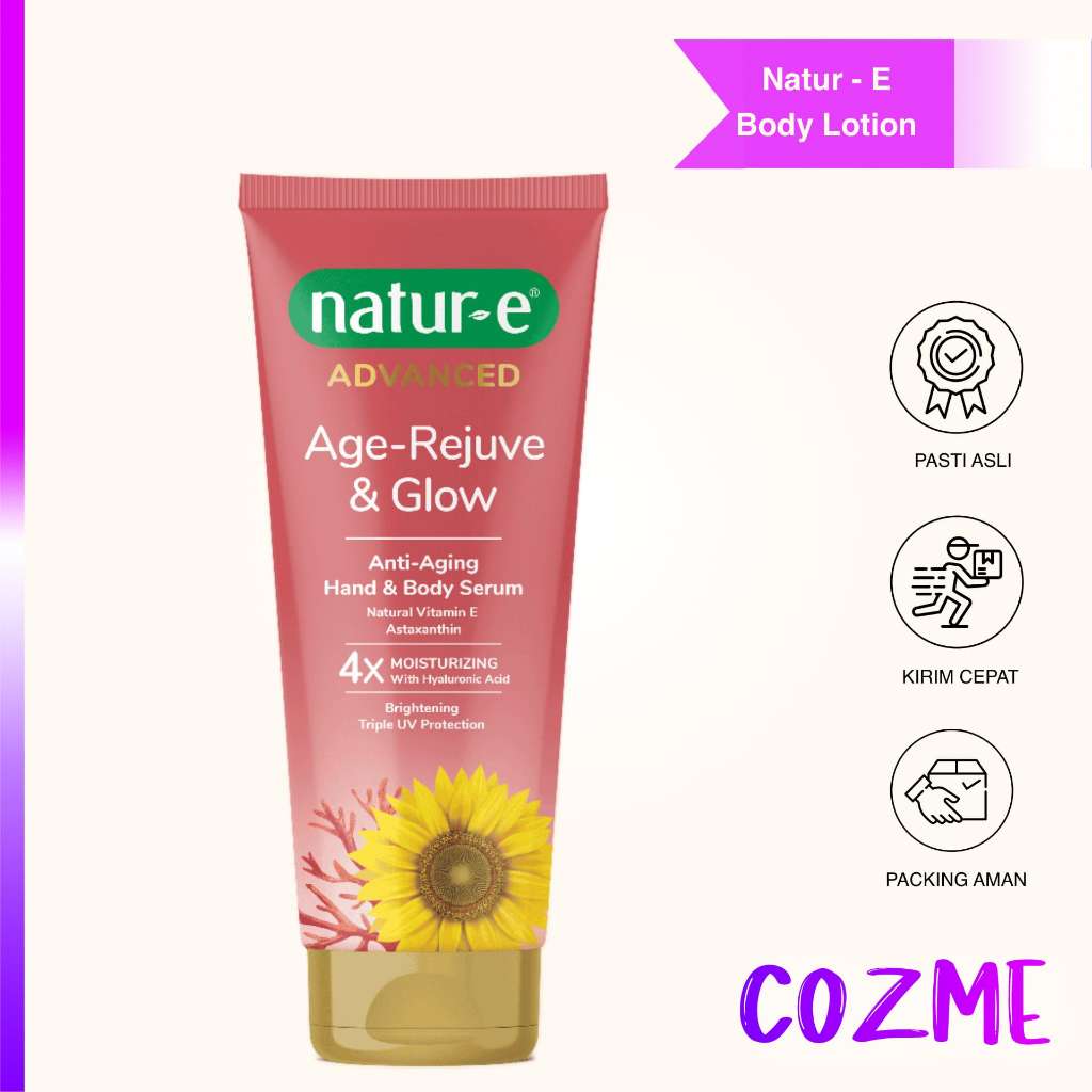 NATUR - E Advanced Age Rejuve & Glow Anti Aging Hand & Body Lotion 180mL