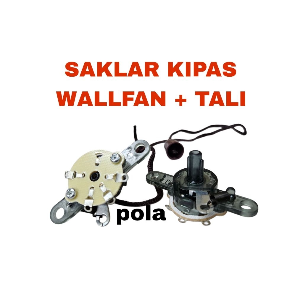 saklar kipas wallfan + tali swit kipas dinding