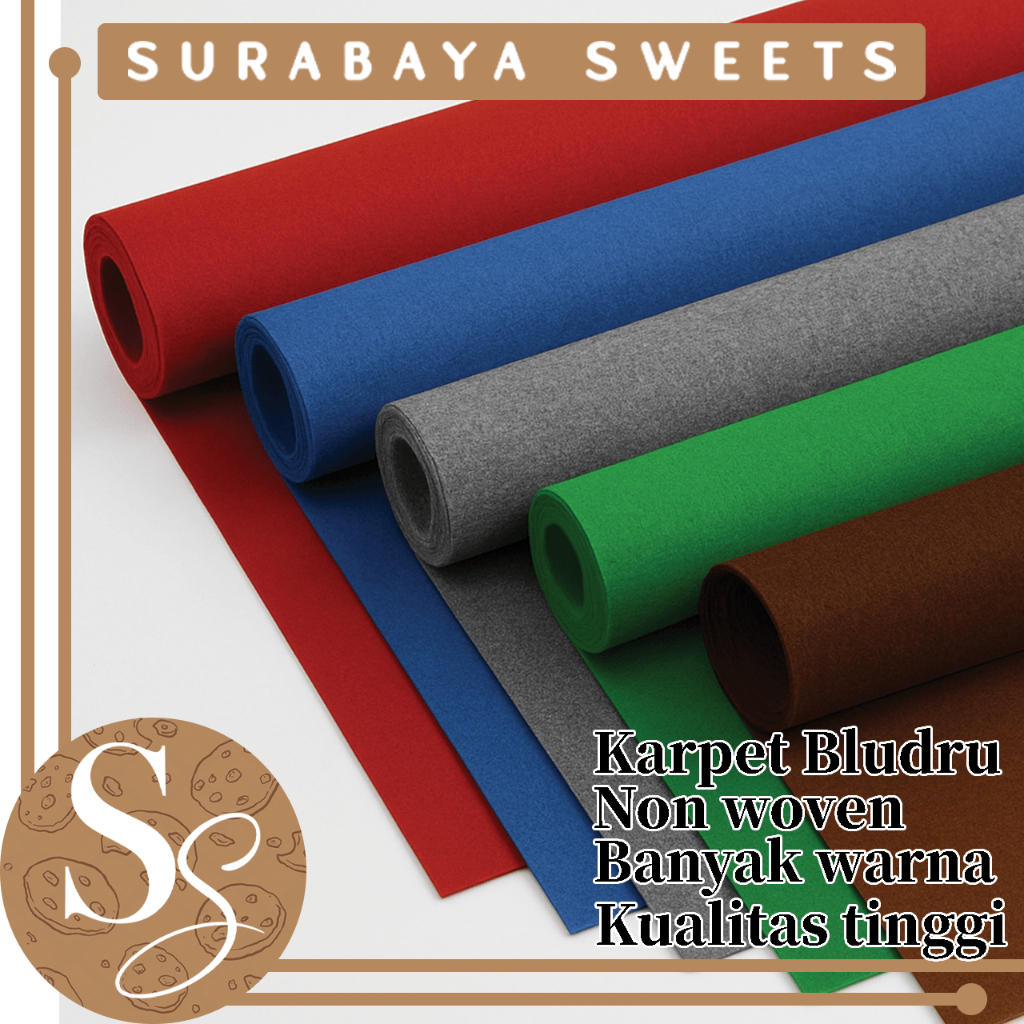 Karpet Bludru 100x200 cm PRISMA KARPET  Karpet Bludru  Karpet Pameran/Karpet Panggung/Karpet Masjid