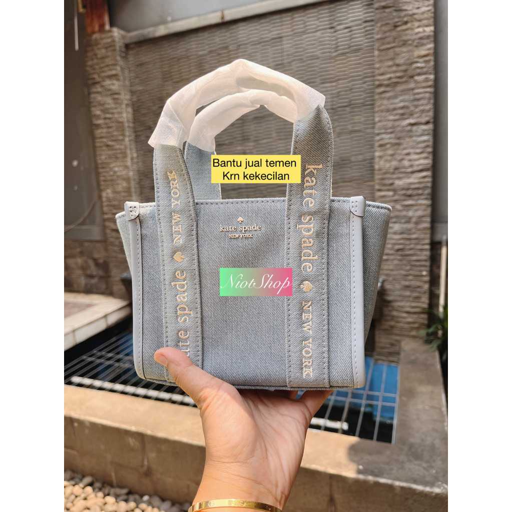 tas ks kip mini denim new  nego tipis bantu temen jual krn kekecilan msh lengkap segelan